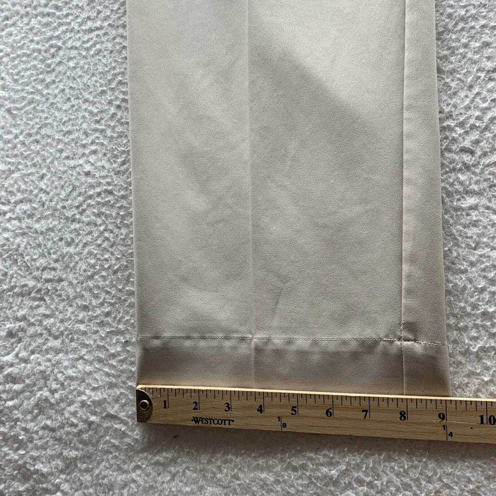Nike Golf Chino Pants‎ Mens 38x32 Mid Rise Pleated Khaki Sports Dry Wicking Dad